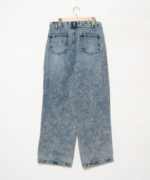 「ADRER」 デニムパンツ L ブルー レディース_画像2