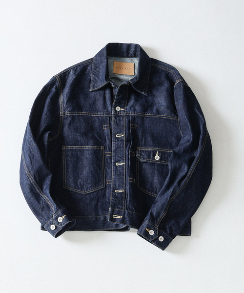 B.C STOCK（ベーセーストック） デニムジャケット gジャン BLUE DENIM