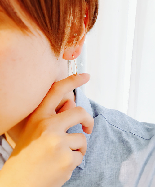 ピアス K10 イエローゴールド ピアス BLOOM/ブルーム レディースの画像