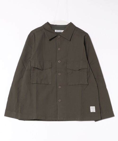 6(ロク)　コットンジャガードVネック シャツジャケット　¥17600 6(ROKU)＞コットン ジップ シャツ ジャケット