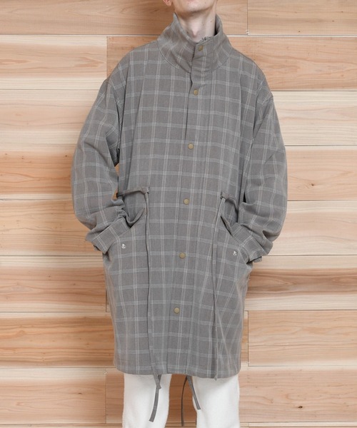 ステンカラーコート スタンドカラーモッズコート（ユニセックス） スタンドカラーモッズコート ユニセックス