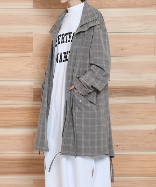 ステンカラーコート スタンドカラーモッズコート（ユニセックス） スタンドカラーモッズコート ユニセックス