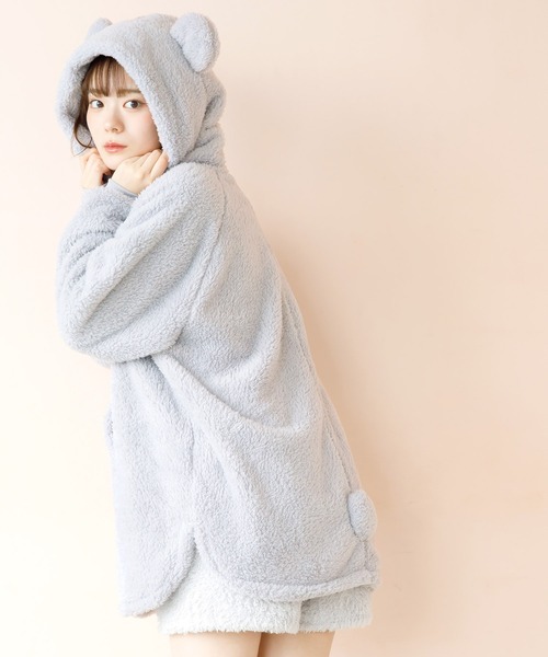 Dita（ディータ） ルームウェア 部屋着 ぷっくり耳付き。もこもこくま