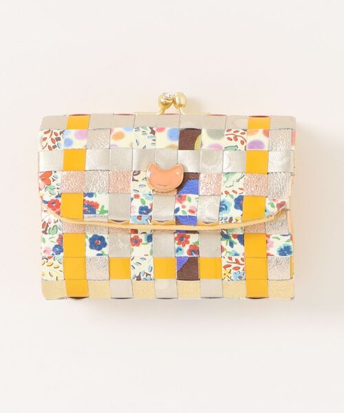 tsumori chisato CARRY 財布 がま口折財布 エポネコメッシュ