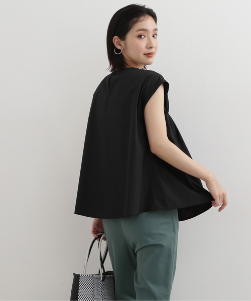 シャツ ブラウス フロントギャザーブラウス差込