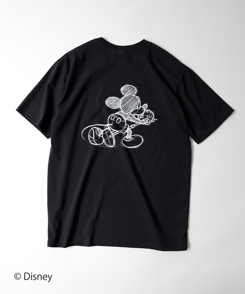 tシャツ 「BASICKS/ベーシックス」Mickey Mouse/Vinatge Ringer T-shirt/ディズニー レディース BASICKS|ベーシックス × MICKEY MOUSE VINTAGE RINGER T-SHIRT