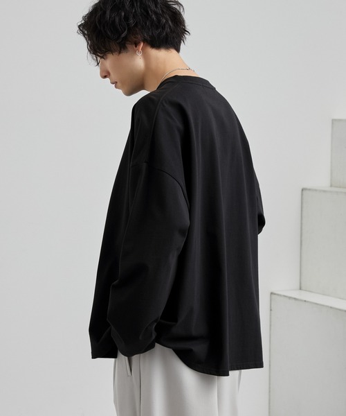 MONO-MART tシャツ リラックスルーズベーシックT オーバーサイズ