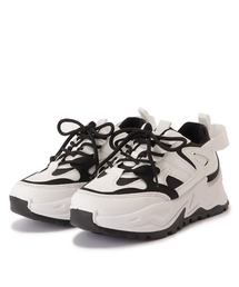 Lace Ladies スニーカー 厚底ダッドスニーカー レディース