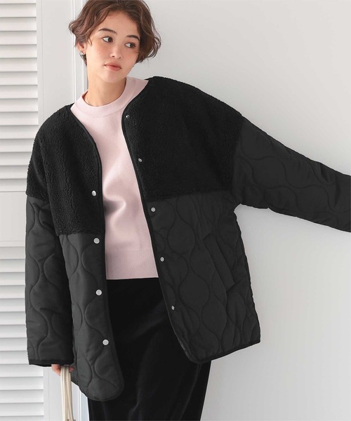 titivate（ティティベイト） ダウンコート ダウンジャケット ボア切替