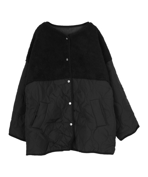 titivate（ティティベイト） ダウンコート ダウンジャケット ボア切替