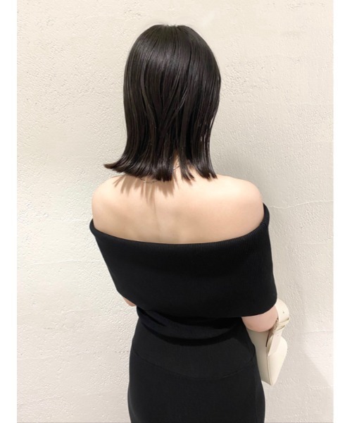 スナイデル　SNIDEL オフショルロングニットワンピース　 ブラック セール】オフショルロングニットワンピース（ワンピース