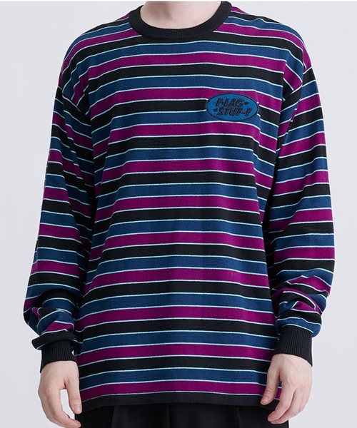 F-LAGSTUF-F（フラグスタフ） tシャツ STRIPE LS COTTON SWEATER 