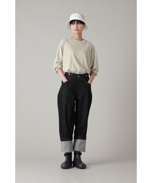 MHL. CANTON ワイドデニムパンツ 29 MARGARET HOWELL - 新品 MHL. CANTON 18SS ベルト付ワイドデニム