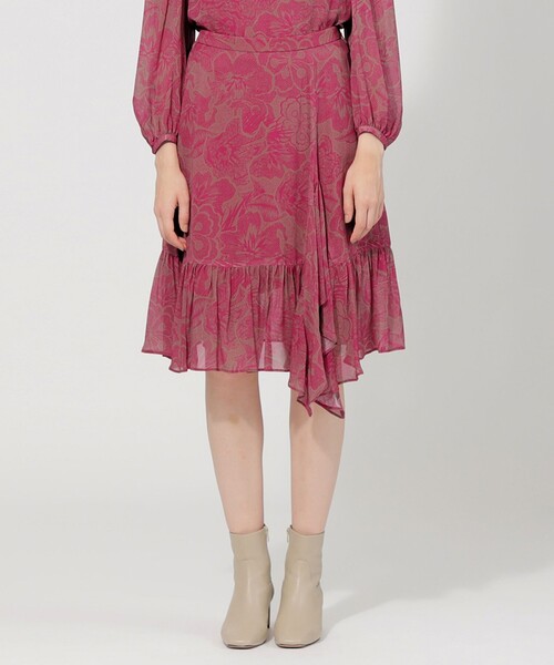 【最終価格】EPOCA プリミティブフレアスカート EPOCA（エポカ） スカート プリミティブプリント フレアスカート