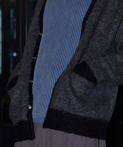 NUMBER (N)INE（ナンバーナイン） カーディガン PLAIN JACQUARD MOHAIR