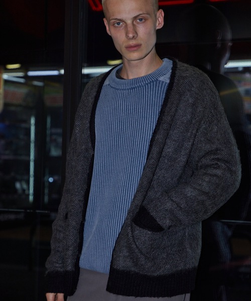 NUMBER (N)INE（ナンバーナイン） カーディガン PLAIN JACQUARD MOHAIR 