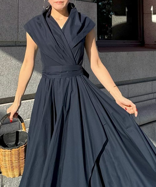 ワンピース クラシカルショールカラーワンピース : ZOZOTOWN Yahoo!店  