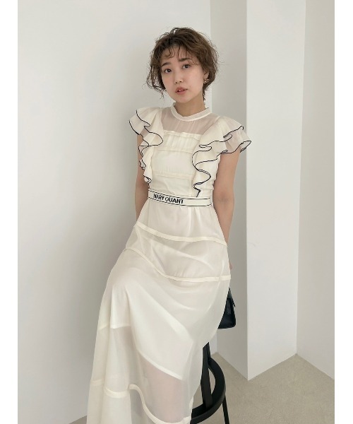 LILY BROWN ワンピース 「LILY BROWN×MARY QUANT」ロゴベルト