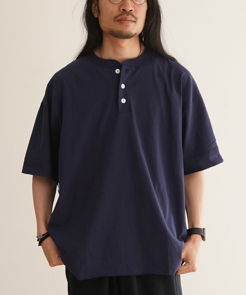 [COSYHARU公式] Henley Neck Short-Sleeve Hoodie関税・送料込み COSYHARU公式] Henley Neck Short-Sleeve Hoodie関税・送料込み