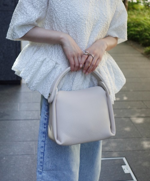 ハンドバッグ 「NiiNa」「高品質牛革」2wayレトロワンハンドルバッグ 