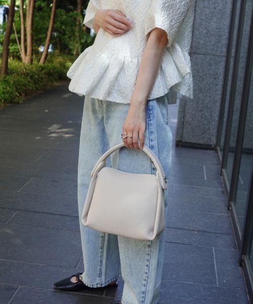 ハンドバッグ 「NiiNa」「高品質牛革」2wayレトロワンハンドルバッグ