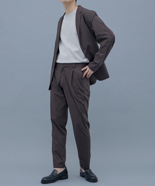 UNITED TOKYO ストレッチチェックノーカラージャケットセットアップ UNITED TOKYO（ユナイテッドトウキョウ）の「Activeストレッチ