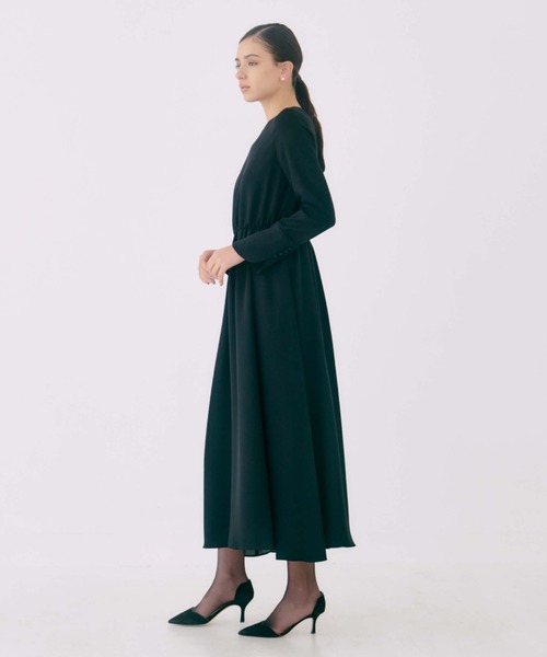 kaene（カエン） ワンピース フォーマルシフォンワンピース「清涼素材