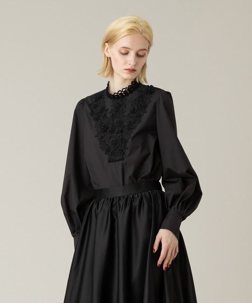 ブラウス シャツ 「LOULOU WILLOUGHBY」レーストリムブラウス レディース LOULOU WILLOUGHBY ブラウス シャツ 「LOULOU WILLOUGHBY