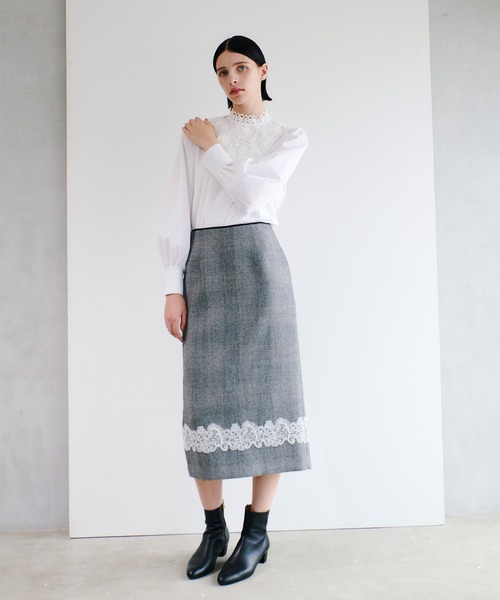 ブラウス シャツ 「LOULOU WILLOUGHBY」レーストリムブラウス レディース LOULOU WILLOUGHBY ブラウス シャツ 「LOULOU WILLOUGHBY