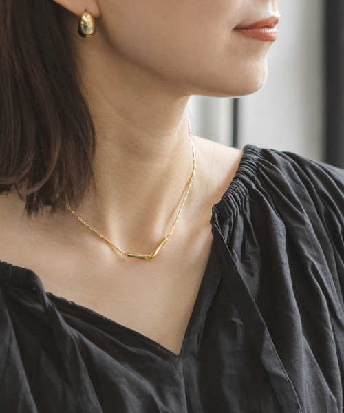 ucalypt（ユーカリプト） ネックレス Fold Chain Front Hook Necklace 