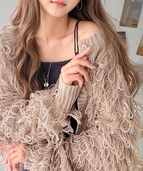 ルネ カーディガン パール付き ダブルジッパー34 美品！Rene ルネ