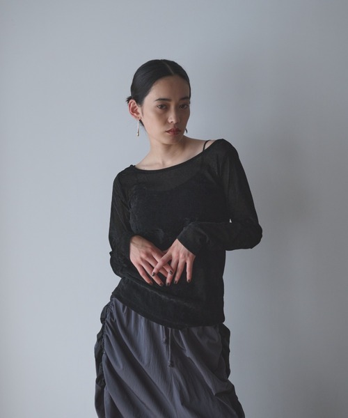 トップス ttooaa SLY | HOLE LACE トップス (Tシャツ・カットソー(長袖) ) |SHEL