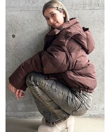 GYDA ダウンコート ダウンジャケット GYGYembroideryダウン