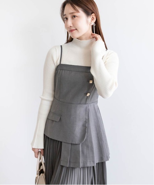 ランダ（RANDA）/プリーツレイヤードキャミワンピース RANDA（ランダ） ワンピース プリーツレイヤードキャミワンピース