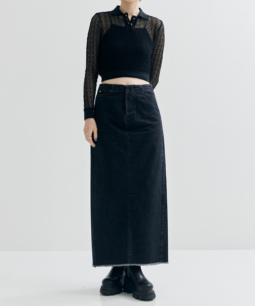 akane utsnomiya 25AWスカート 38 AKANE UTSUNOMIYA（アカネウツノミヤ） デニムスカート 「AKANE