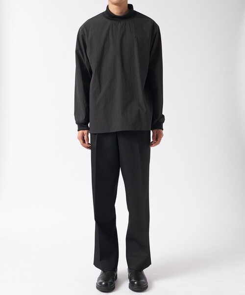 th products ワイドストレートスラックス　グレー th products（ティーエイチプロダクツ） ワイドパンツ スラックス 「th