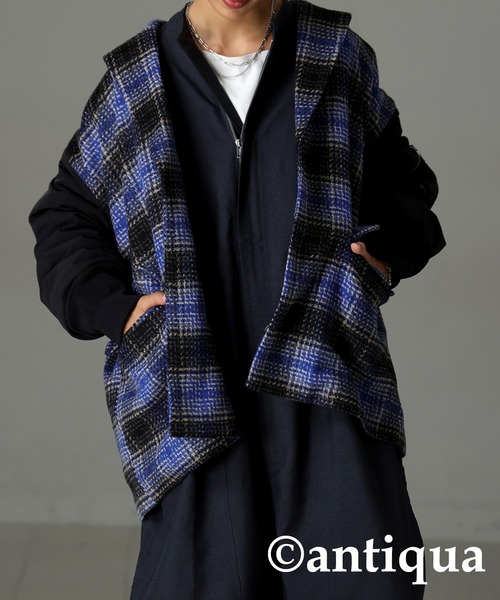 antiqua（アンティカ） ma1 ma-1 異素材ドッキングアウター レディース