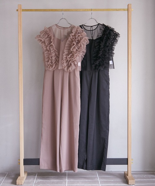 VIS（ビス） オールインワン 「新色追加」「VISDRESS」チュールフリル