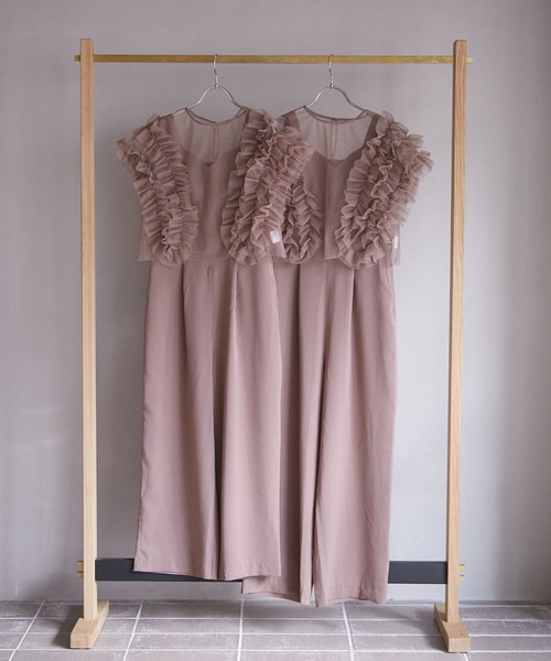 VIS オールインワン 「新色追加」「VISDRESS」チュールフリル
