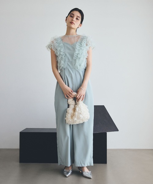 VIS オールインワン 「新色追加」「VISDRESS」チュールフリル