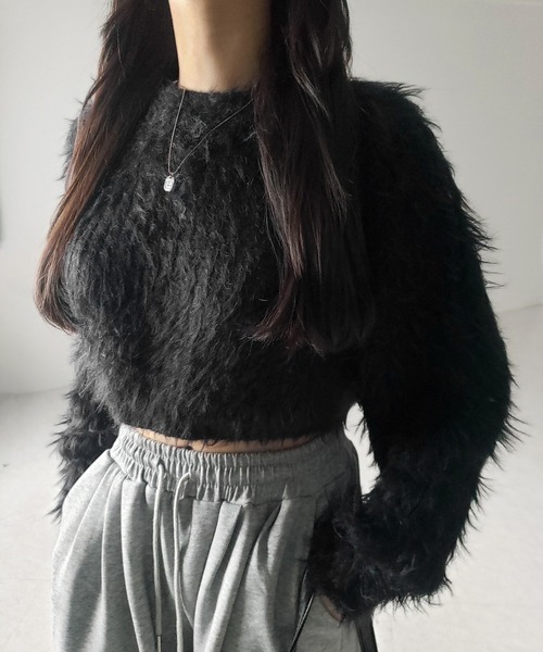 me+em select（ミームセレクト） ニット セーター 「 3color 」モヘア