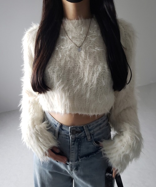 me+em select（ミームセレクト） ニット セーター 「 3color 」モヘア