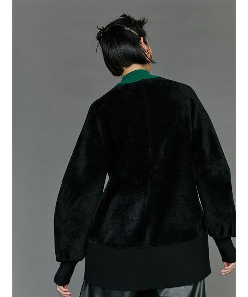UN3D. ニット セーター VELOUR HIGHNECK TOP / ベロアハイネック