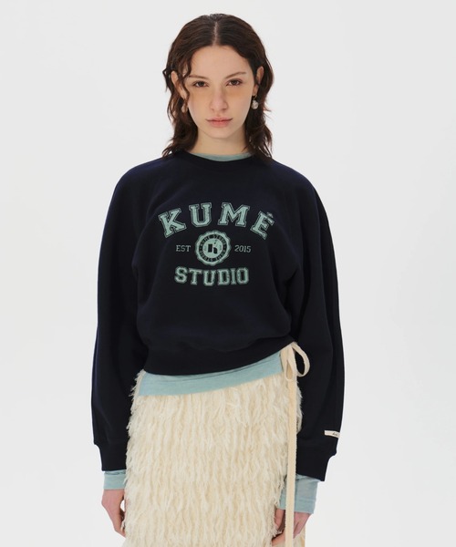 トレーナー スウェット KUME/クメ KUME Studio Classic Sweatshirt スウェット レディース