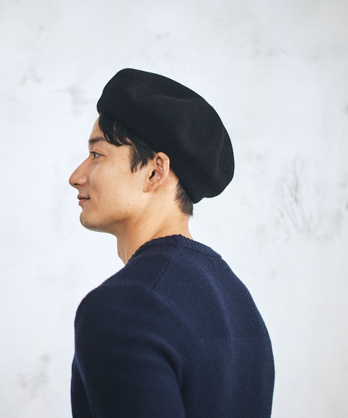 YOKOI BERET 帽子 ベレー帽 ウール八角ビックベレー帽 NIS(アニス