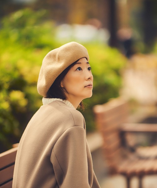 YOKOI BERET 帽子 ベレー帽 ウール八角ビックベレー帽 NIS(アニス