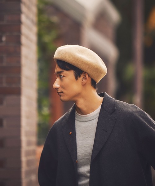 YOKOI BERET 帽子 ベレー帽 ウール八角ビックベレー帽 NIS(アニス