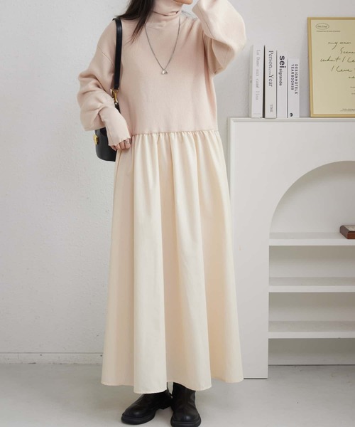 MAISON DE THERESE（メゾン ド テレーズ） ワンピース タートルネック