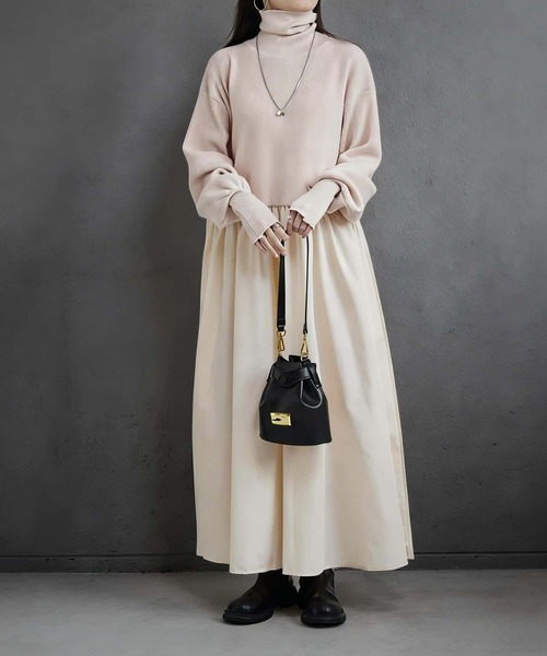 MAISON DE THERESE（メゾン ド テレーズ） ワンピース タートルネック