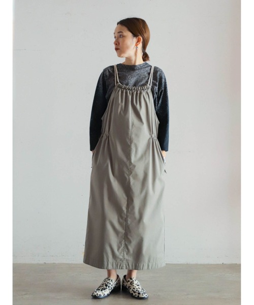 fil de fer ジャンスカ FIL DE FER（フィルデフェール） ジャンパースカート 段染め